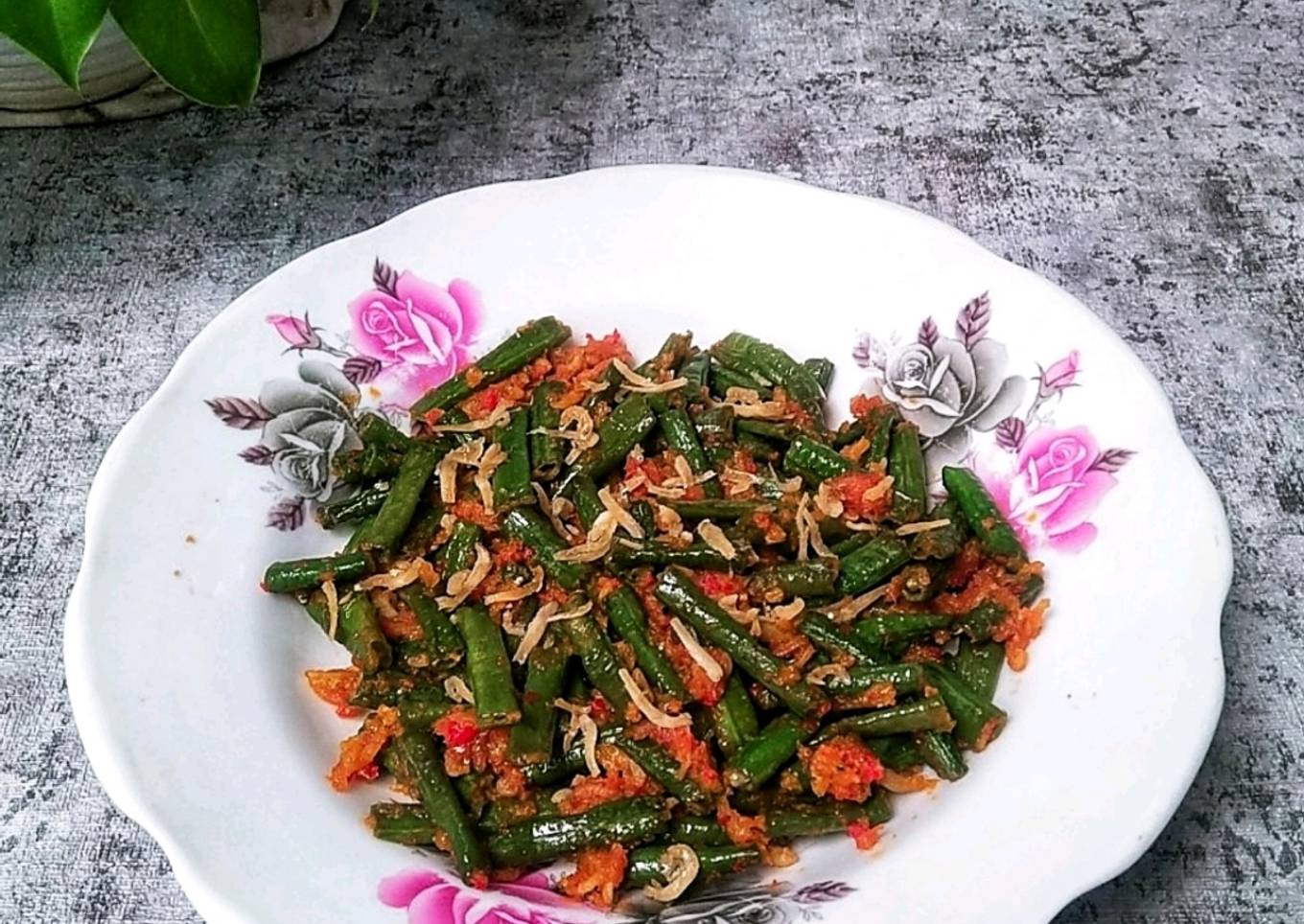 Sambal Goreng Teri Kacang Panjang