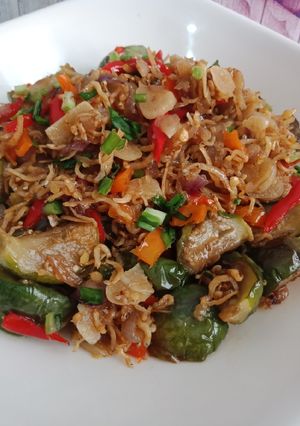 Foto resep Tumis Terong Bulat Teri Pedas