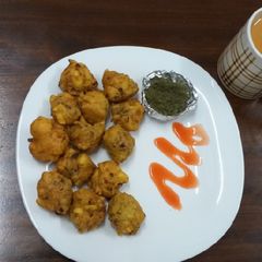 A picture of Mix Bhajiya#authors marathon #mum's recipe.