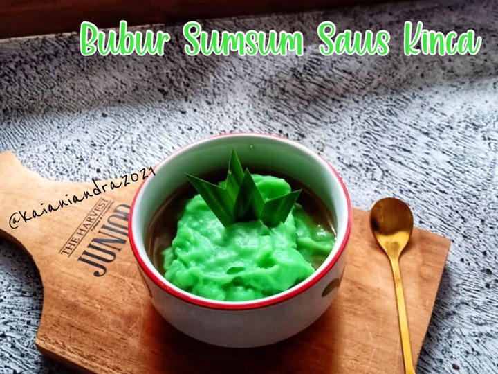 Bagaimana Membuat Bubur Sumsum Saus Kinca, Lezat