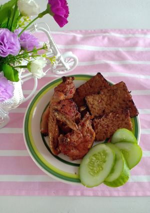 Foto resep Ayam tempe bakar enak antiribet