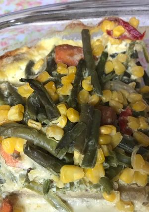 Una foto de Pastel de verduras salteadas