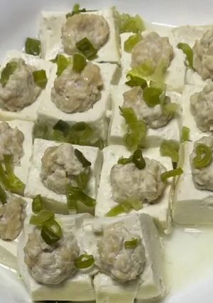 雞肉釀豆腐 的食譜成品照片