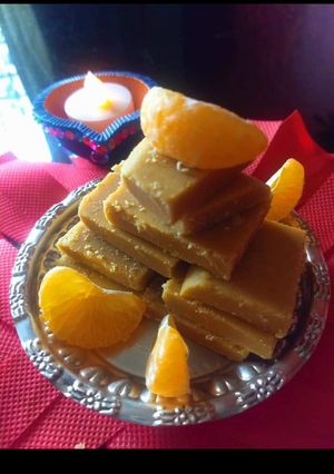 A picture of Mysore Pak.