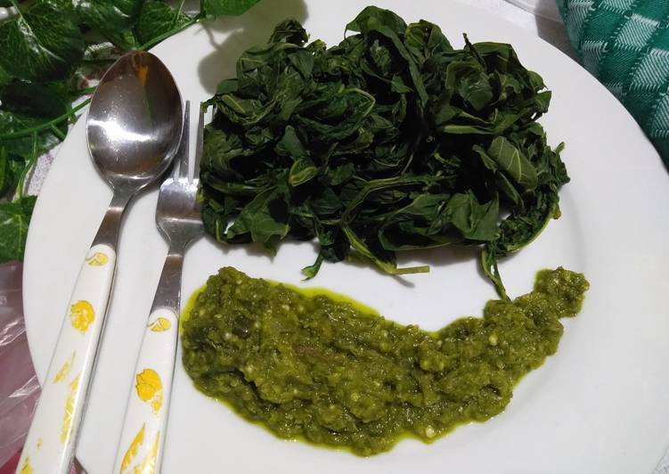 Resep Daun singkong sambel ijo Anti Gagal