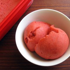 Strawberry Sorbet A picture of Strawberry Sorbet.