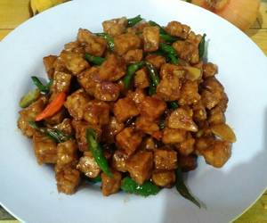 Masakan Populer Tempe Kecap Cabe Ijo Enak Bergizi