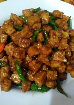 Foto resep Tempe Kecap Cabe Ijo