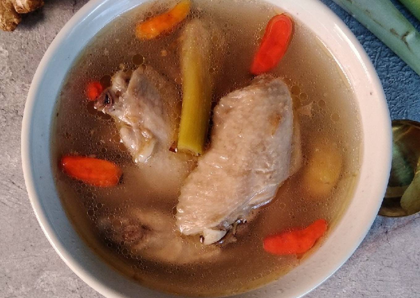Sup ayam sereh jahe