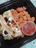Beef Tacos and Puerto Rican Rice