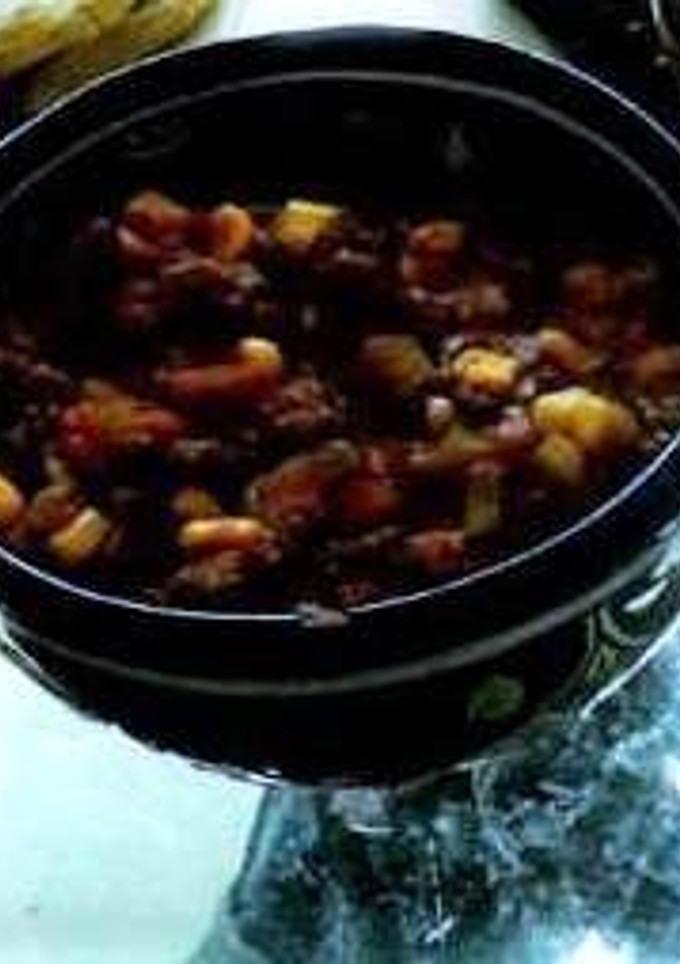 Una foto de Picadillo a las correa con elote dulce o amarillo