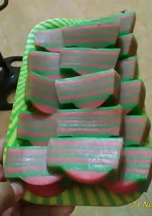 Foto resep Kue lapis basah paling mudah