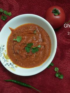 लाल मिर्च टमाटर की चटनी (Lal Mirch tamatar ki chutney recipe in hindi) रेसिपी मुख्य फोटो