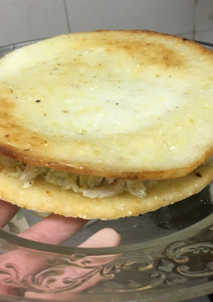 Una foto de Arepa reina hecha en casa