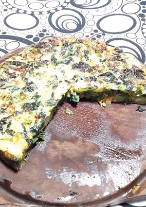 Una foto de Tortilla reciclada exquisita