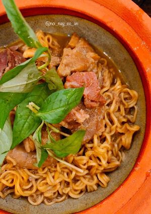 Hình của món Mỳ phá lấu.