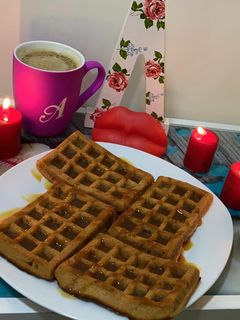 صورة لوصفة وافل كيكه التمر
