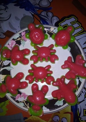 Foto resep Kue lapis karakter simple