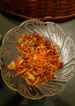 Foto resep Tumis ayam suwir