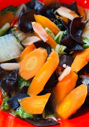 Foto resep Capcay kuah Jamur kuping