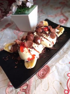 Foto resep Banana split durian