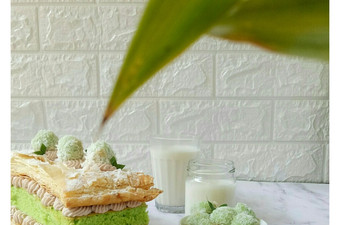 Resep Klepon snow cake yang Sempurna