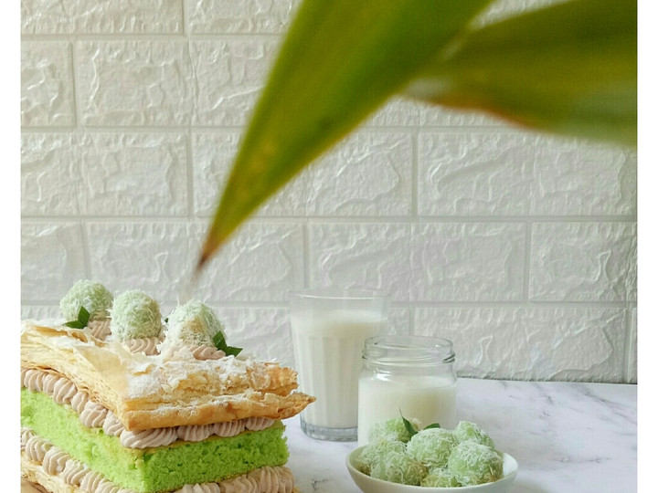 Resep Klepon snow cake yang Sempurna