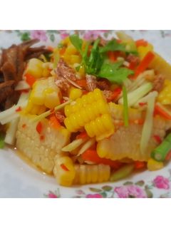 รูปของ ยำมะม่วง ข้าวโพดหวาน สูตรง่ายมั่กๆ #2