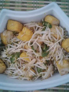 Foto resep Tumis toge tahu cabe ijo
