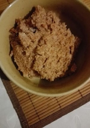 A picture of Sorghum pap (mabele a teng).