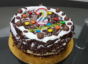 صورة لوصفة تورتة عيد ميلاد إبني 🎂🎂
