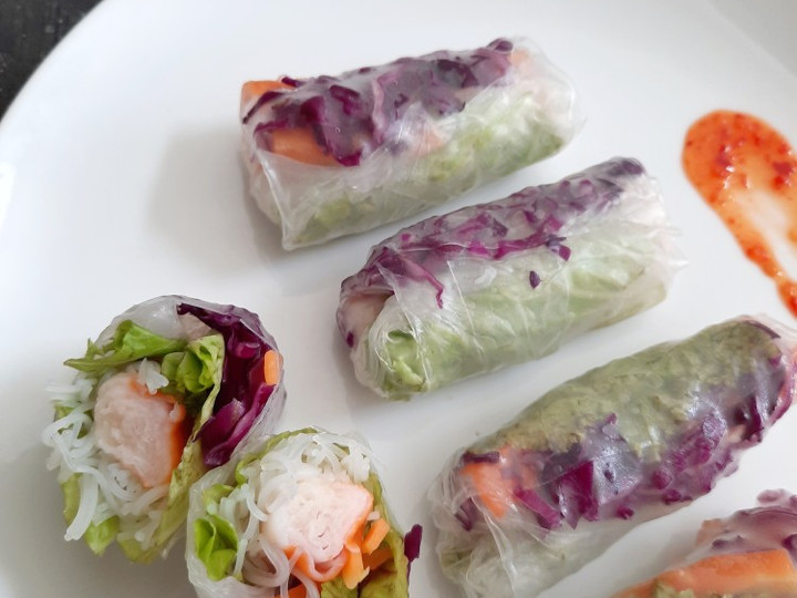 Cara Gampang Menyiapkan Vietnamesse spring roll (Lumpia Vietnam), Lezat Sekali