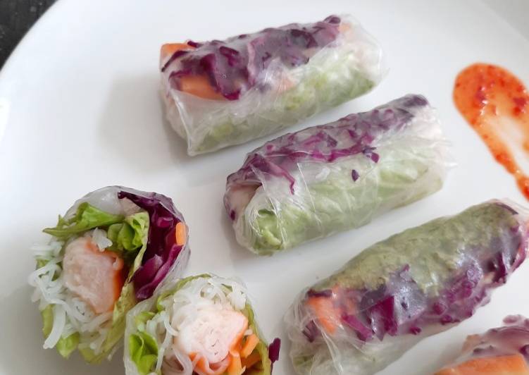 Resep Vietnamesse spring roll (Lumpia Vietnam) yang Bisa Manjain Lidah