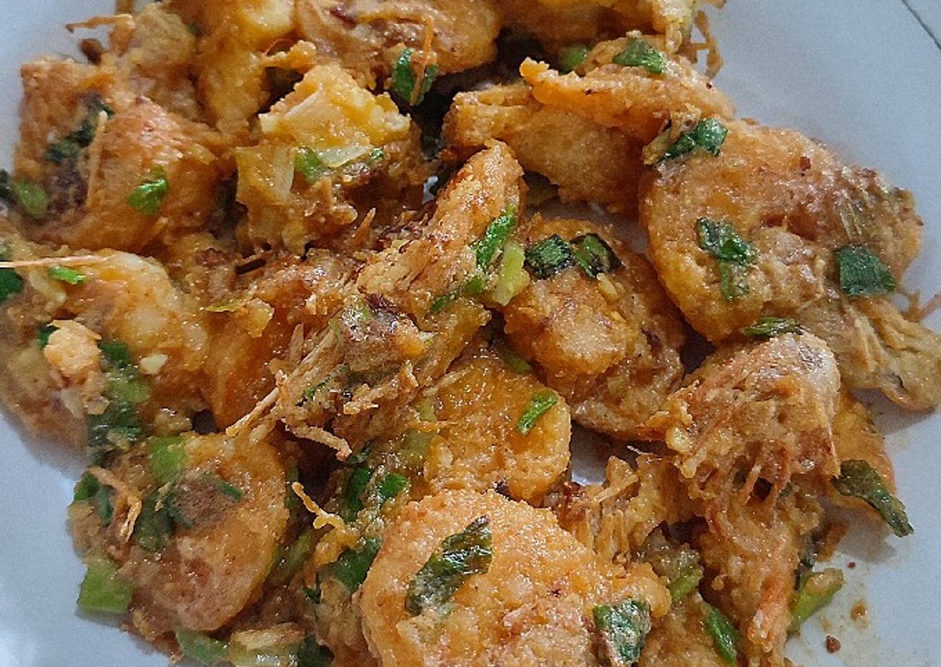 Udang Goreng Telur Asin