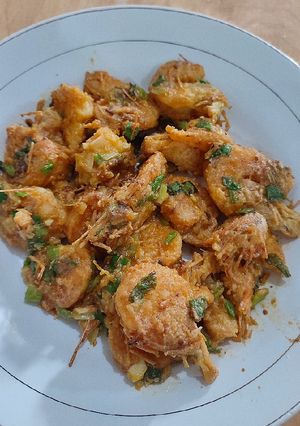 Foto resep Udang Goreng Telur Asin