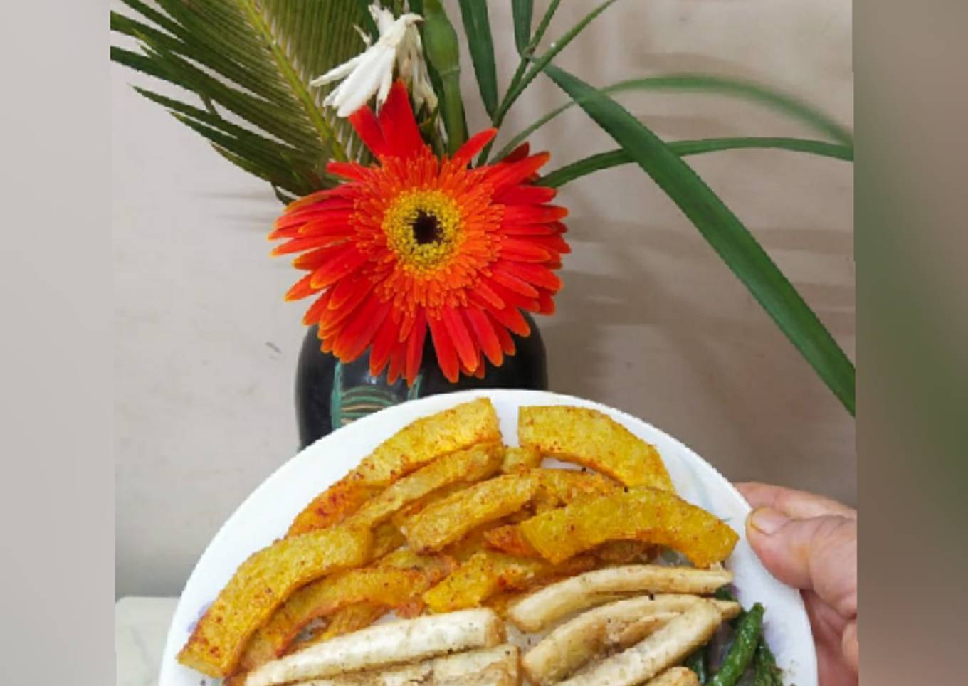 Tricolour Fries (Jain)