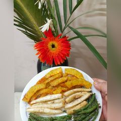A picture of Tricolour Fries (Jain).