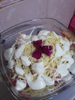 Foto resep Salad buah apa adanya