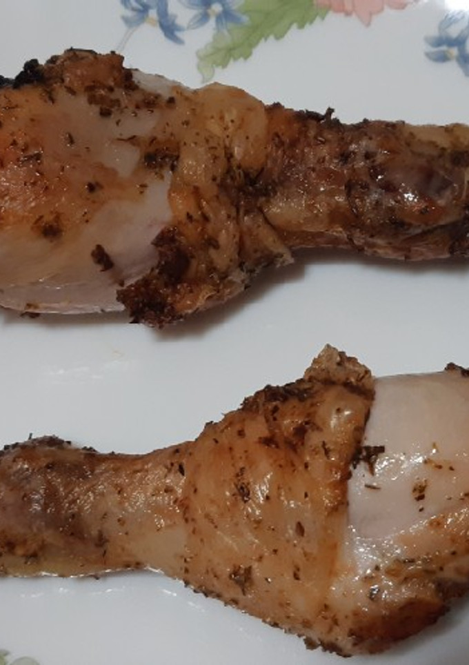 Una foto de Muslos de pollo macerados, en Airfryer