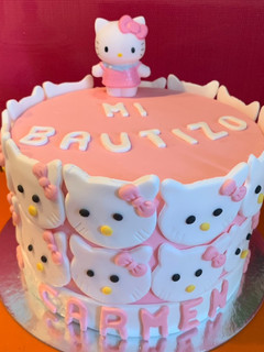 Una foto de Tarta Hello Kitty En Thermomix