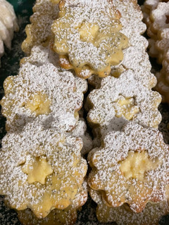 Citromkrémes mákos linzer recept fotója