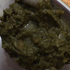 A picture of Sarso ka saag.