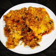 A picture of Poached Egg Curry.