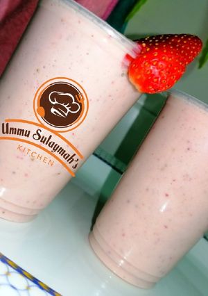 A picture of Strawberry Smoothy 🍓😋.