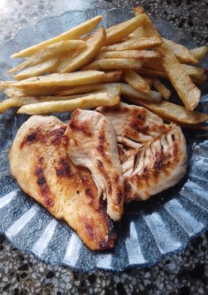 Una foto de Pechugas con limón a la plancha!
