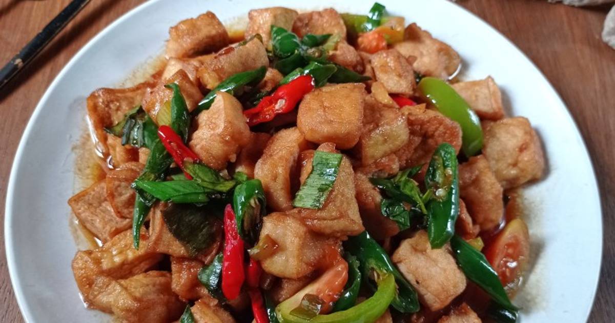 Resep Tahu Kecap Cabe Ijo Oleh Iishvara Cookpad