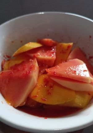 Foto resep Asinan Mangga dan Pepaya