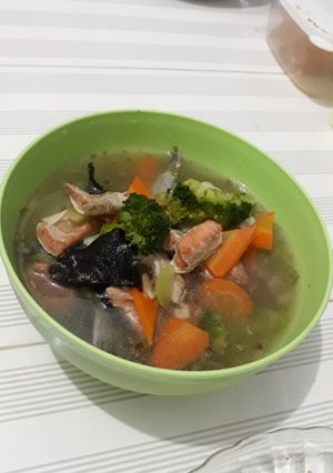 Foto resep Sup tetelan salmon