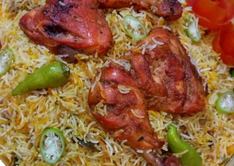 Recipe of Perfect Smokey chicken Tikka biryani