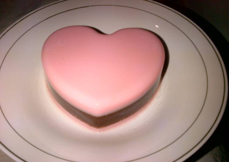 Resep masakan puding coklat jambu biji cantik | Langkah Membuat puding coklat jambu biji cantik Yang Bisa Manjain Lidah